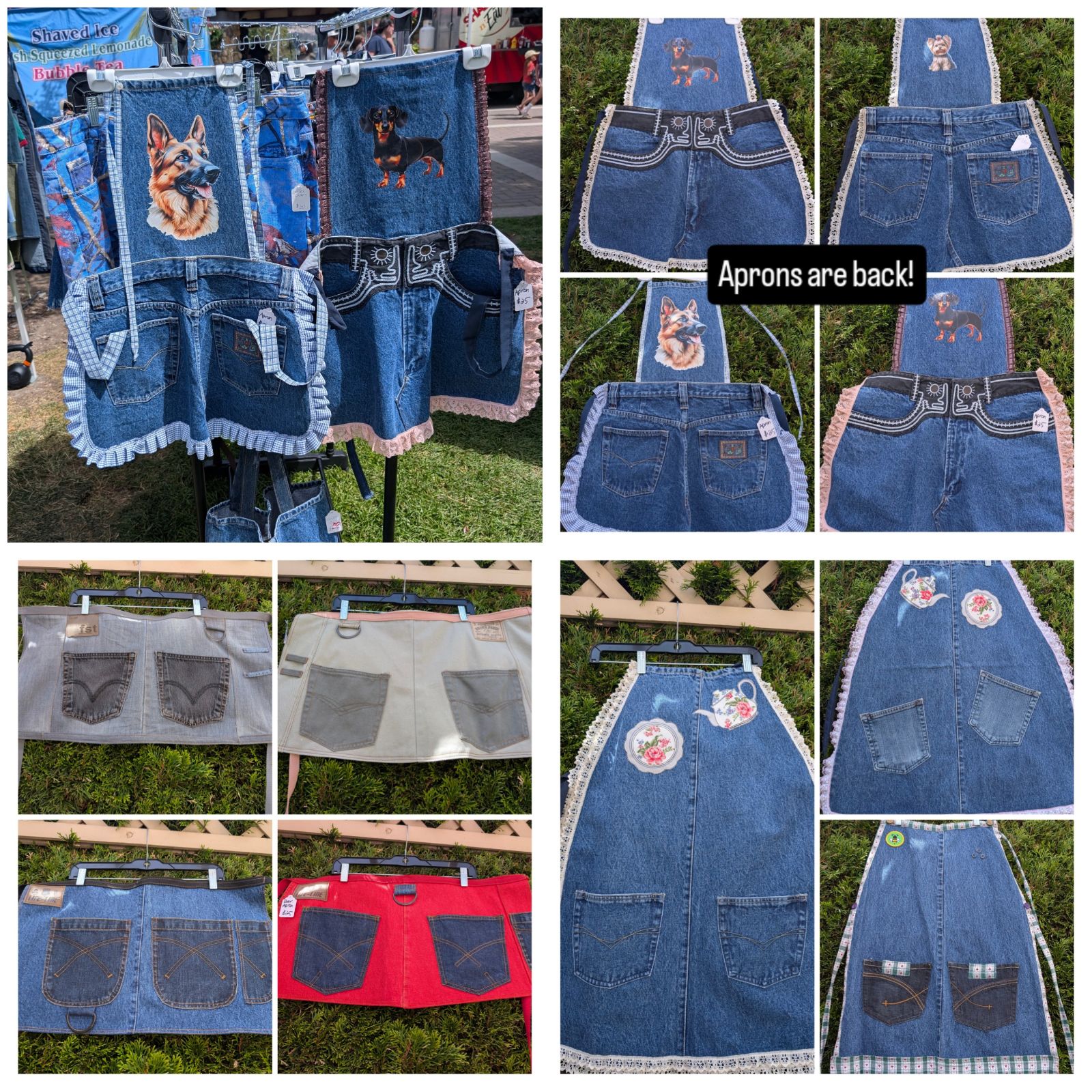 Aprons by Free Yourself Upcycles