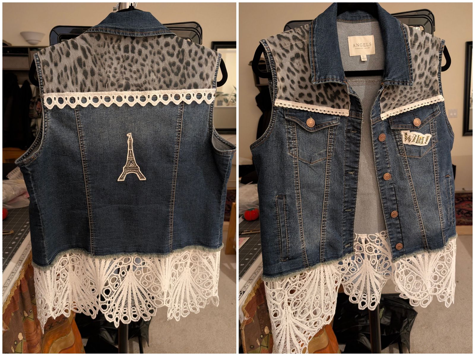 Upcycled vest - custom order